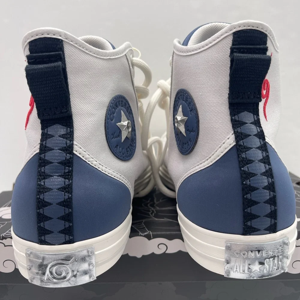 Converse Men’s High-T CTAS HI BARELY GREY/DARK WATERS NARUTO SHIPPUDEN Sneakers